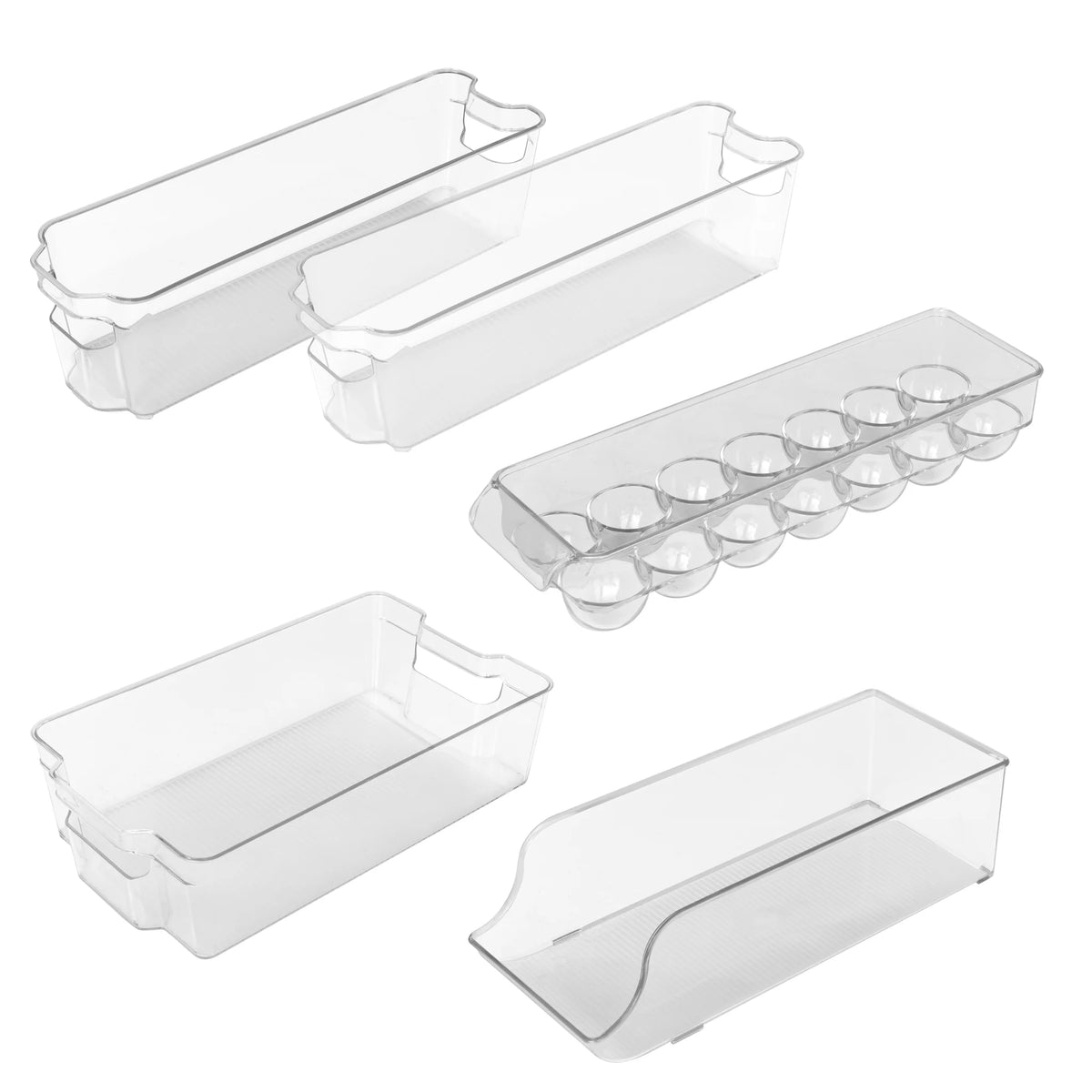 5 Piece Fridge and Freezer Storage Bins X1016