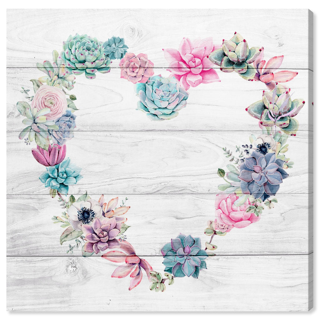 Pink Botanical Canvas A253