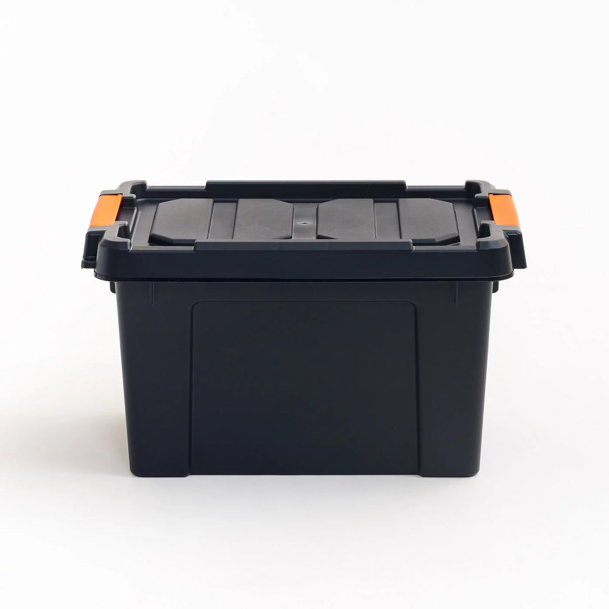 5 Gallon Heavy Duty Plastic Storage Bin Black, Set of 4 W647