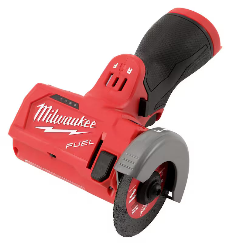 12V Brushless Cordless Cut Off Saw Kit with 3 in. Metal Cut Off Wheels U75644