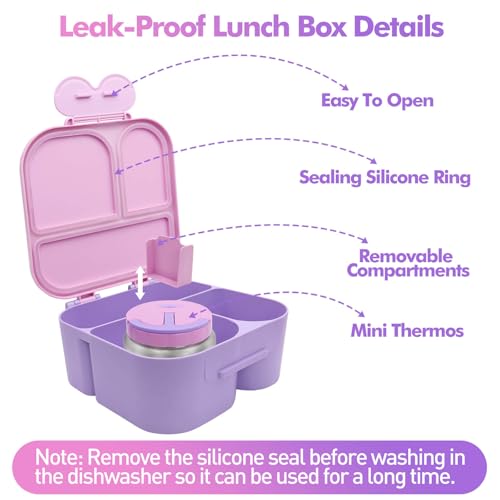 4 Compartment Leak Proof Insulated Lunch Bag K647623