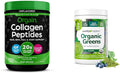Collagen Peptides Powder & Organic Green Powder Smoothie Mix G84030