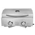 Portable 2 Burner Stainless Steel Propane Grill M499
