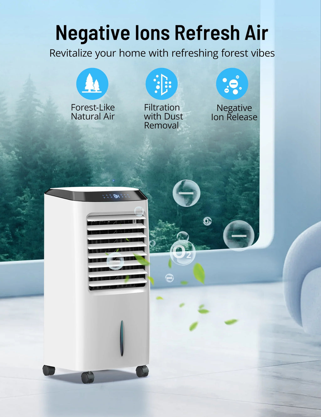 4-in-1 Evaporative Air Cooler with Remote Y2445