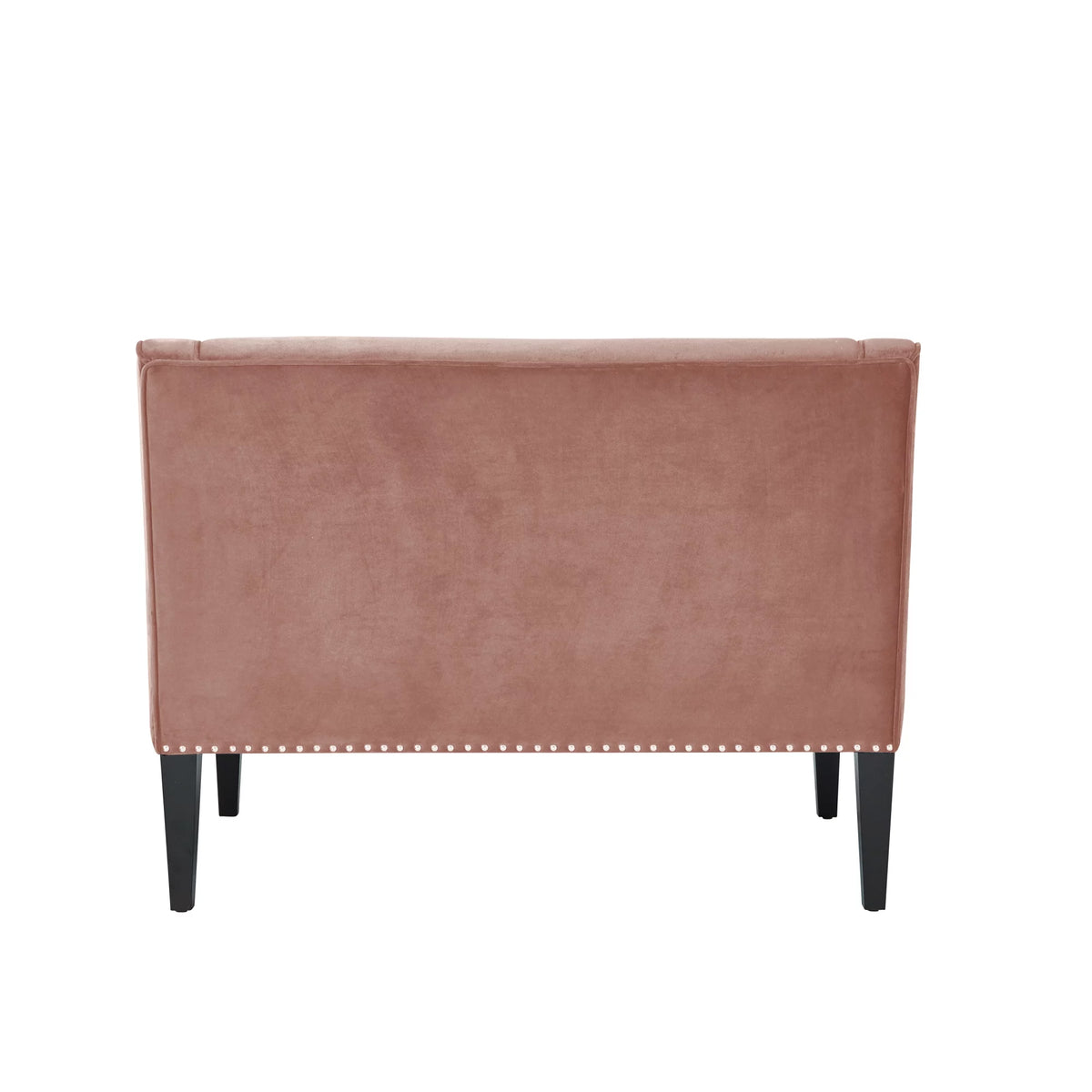 Blush Velvet Upholstered Bench K534