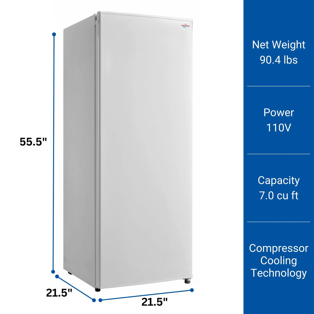 White 7.0 cu ft Upright Freezer C56764