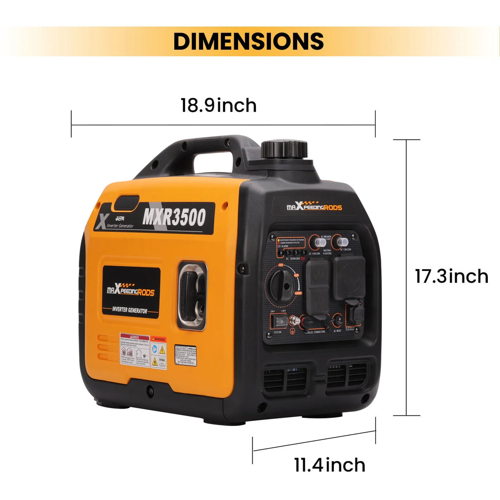 3500 Watt Super Quiet Suitcase Inverter Generator M668