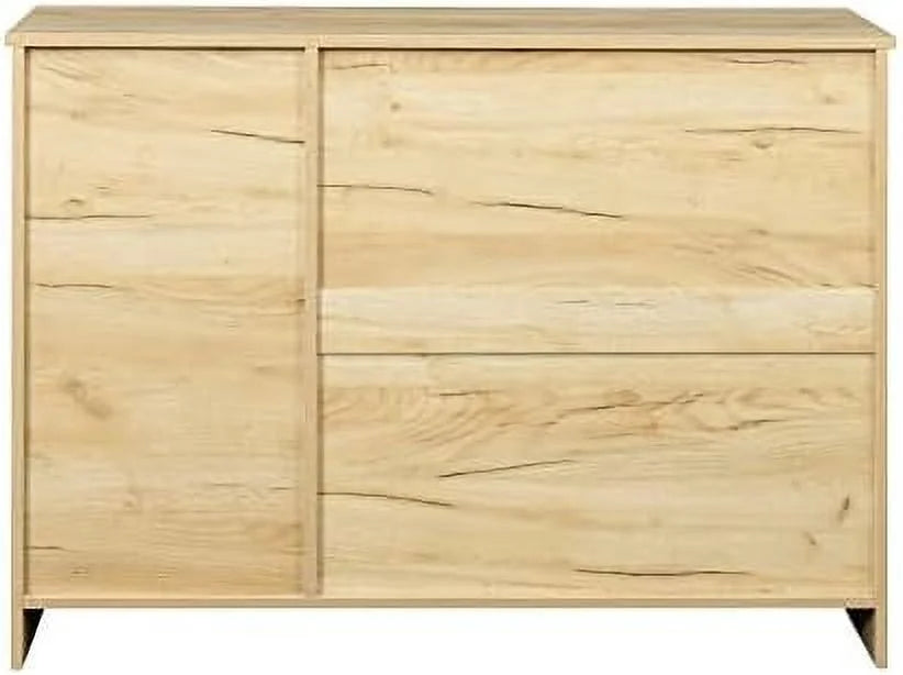 Wood Buffet Sideboard Cabinet with Adjustable Shelves E792491