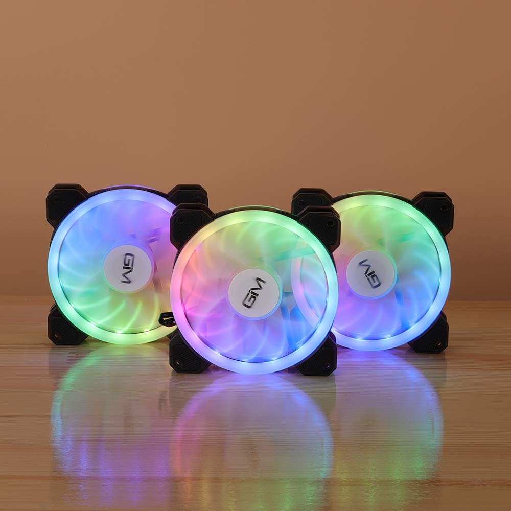 RGB Case Fans 3 Pack 120mm PC Computer LED Fan S931089
