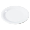 White 9x22 Melamine Narrow Rim Dinner Plate H47688