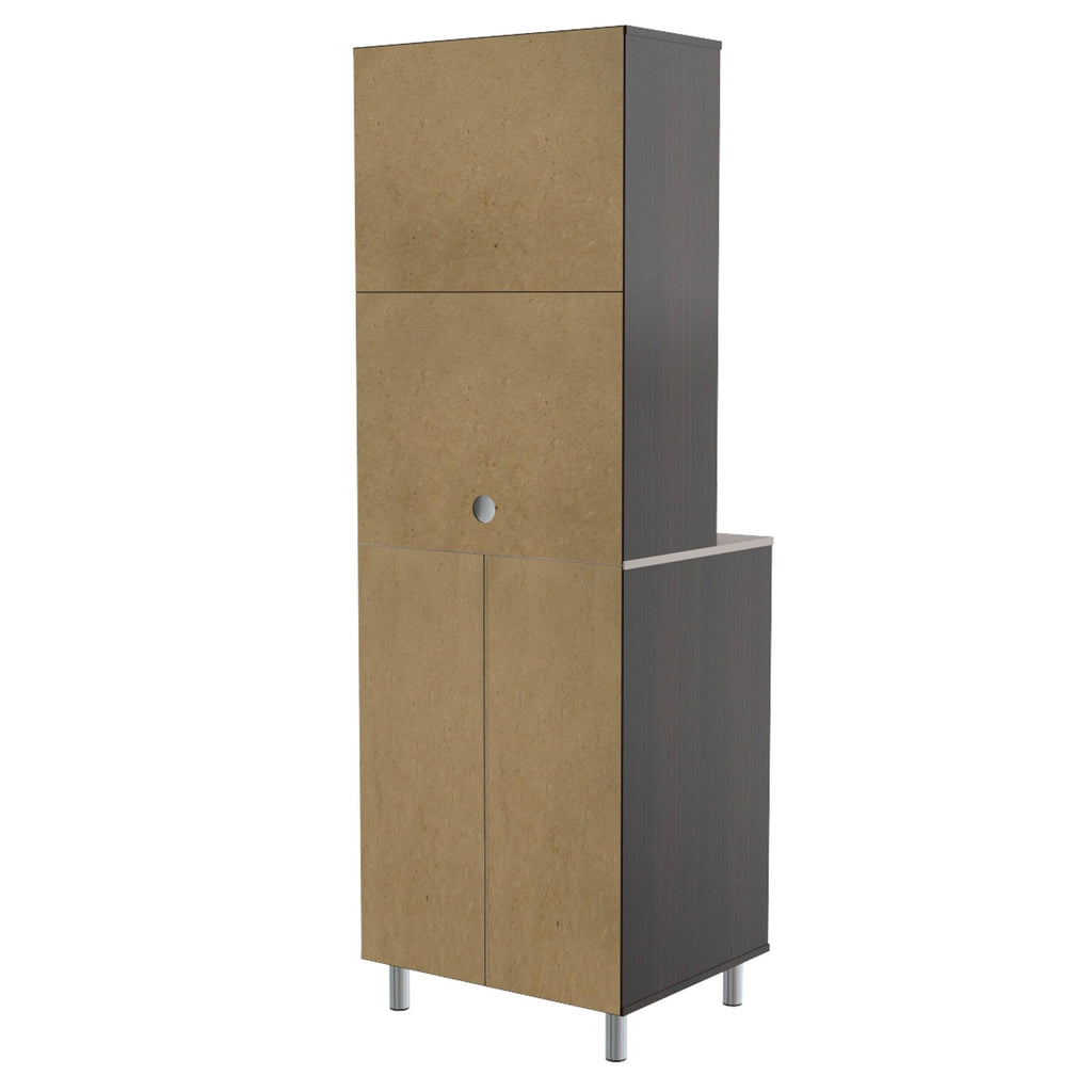 4-Door Cabinet with Open Space O5572
