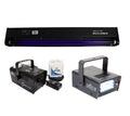 24 UV Blacklight, Strobe Light, Fog Machine I4507