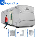 Class A RV Cover 3 Layers Polypro Grey A956