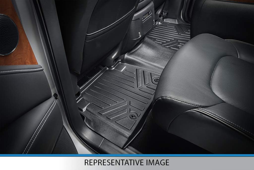 Black 2 Row Custom Floor Mats Liner Set J63762