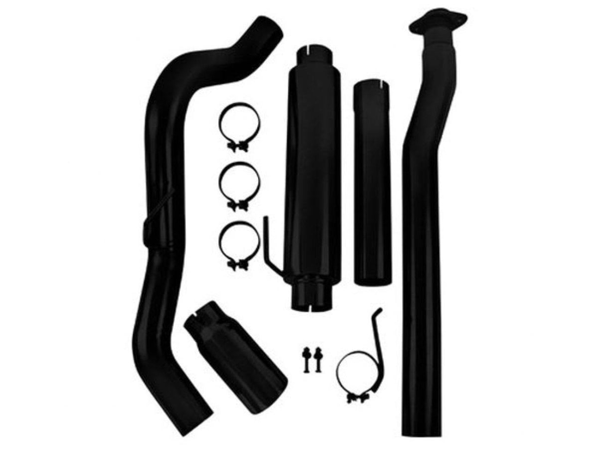Black Series Cat Back Single Side Exit Exhaust System J327