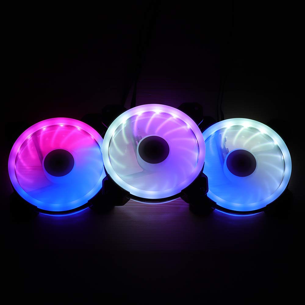 RGB Case Fans 3 Pack 120mm PC Computer LED Fan S931089
