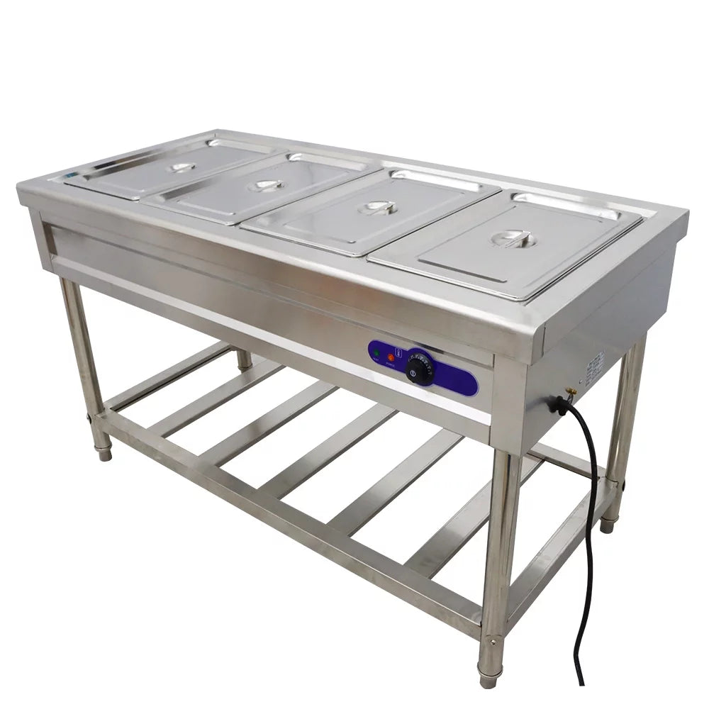 4 Well Stainless Steel Electric Food Warmer O814863