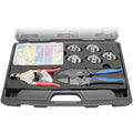 Crimping Tool Kit with 5 Dies 148 Piece X1298