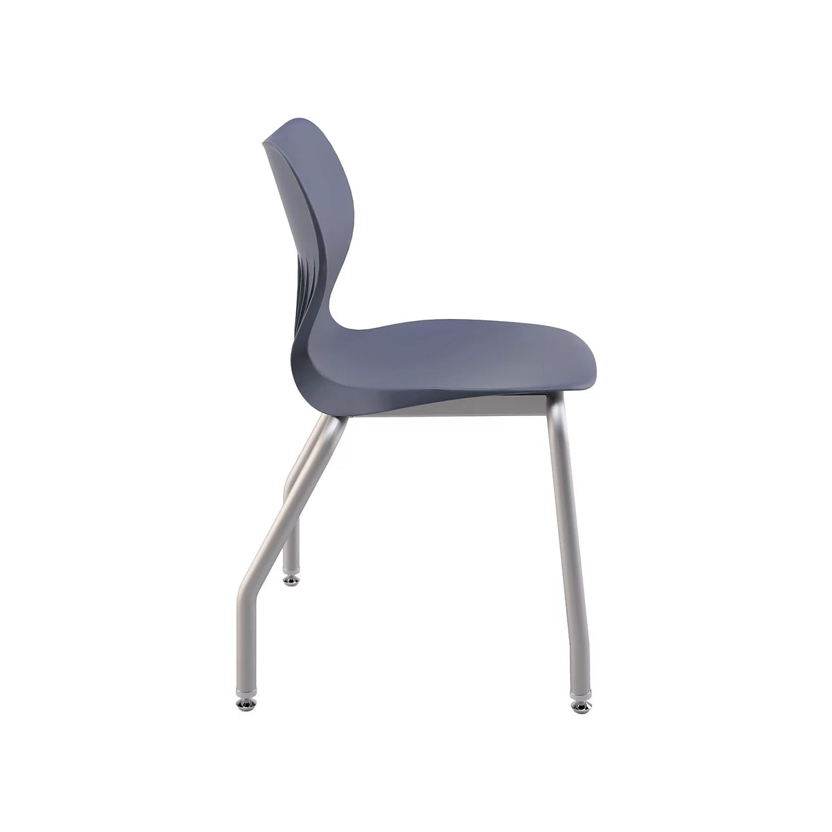Blue 4 Count Four-Leg Chair L440