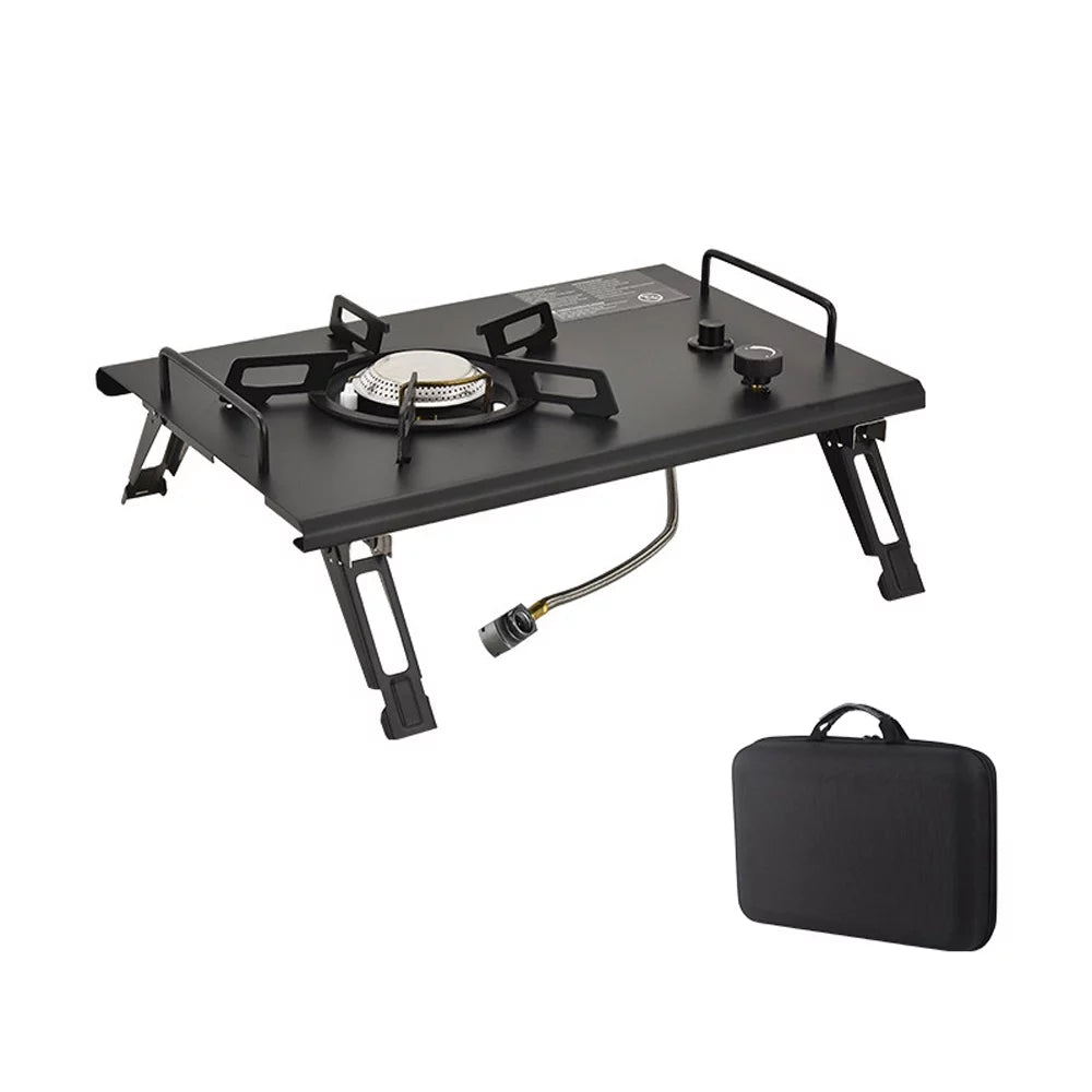 Outdoor Folding Camping Stove 4000W Portable Electronic Ignition X136