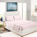 Pink 3-Pieces Microfiber Twin Sheet Sets L15569