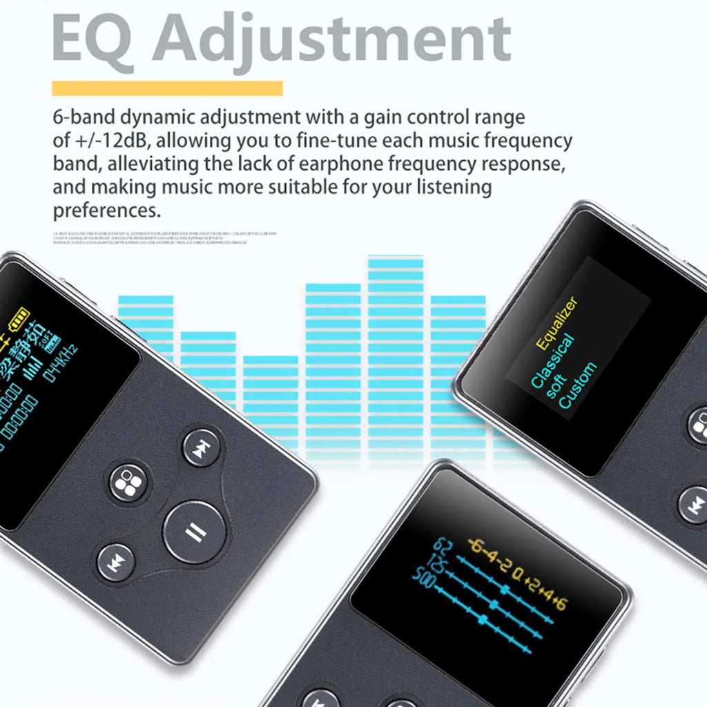 HiFi Player with Lossless Playback, TF Card Reading to 128GB Z843244