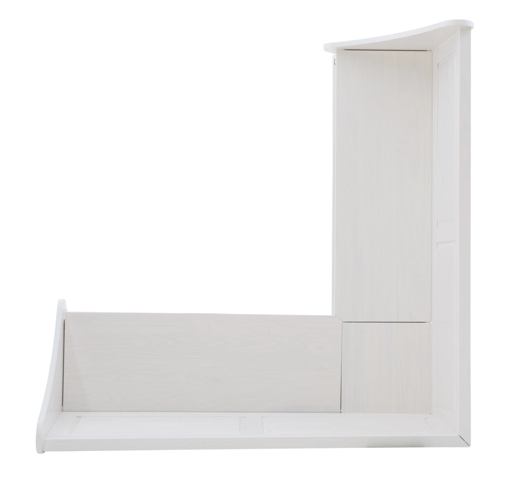 White Wood Corner Dining Bench with Storage U97201