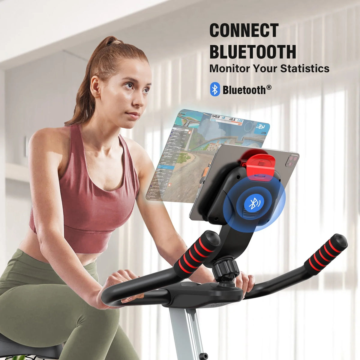 Magnetic Exercise Bike 40lbs Flywheel 350lbs K12485