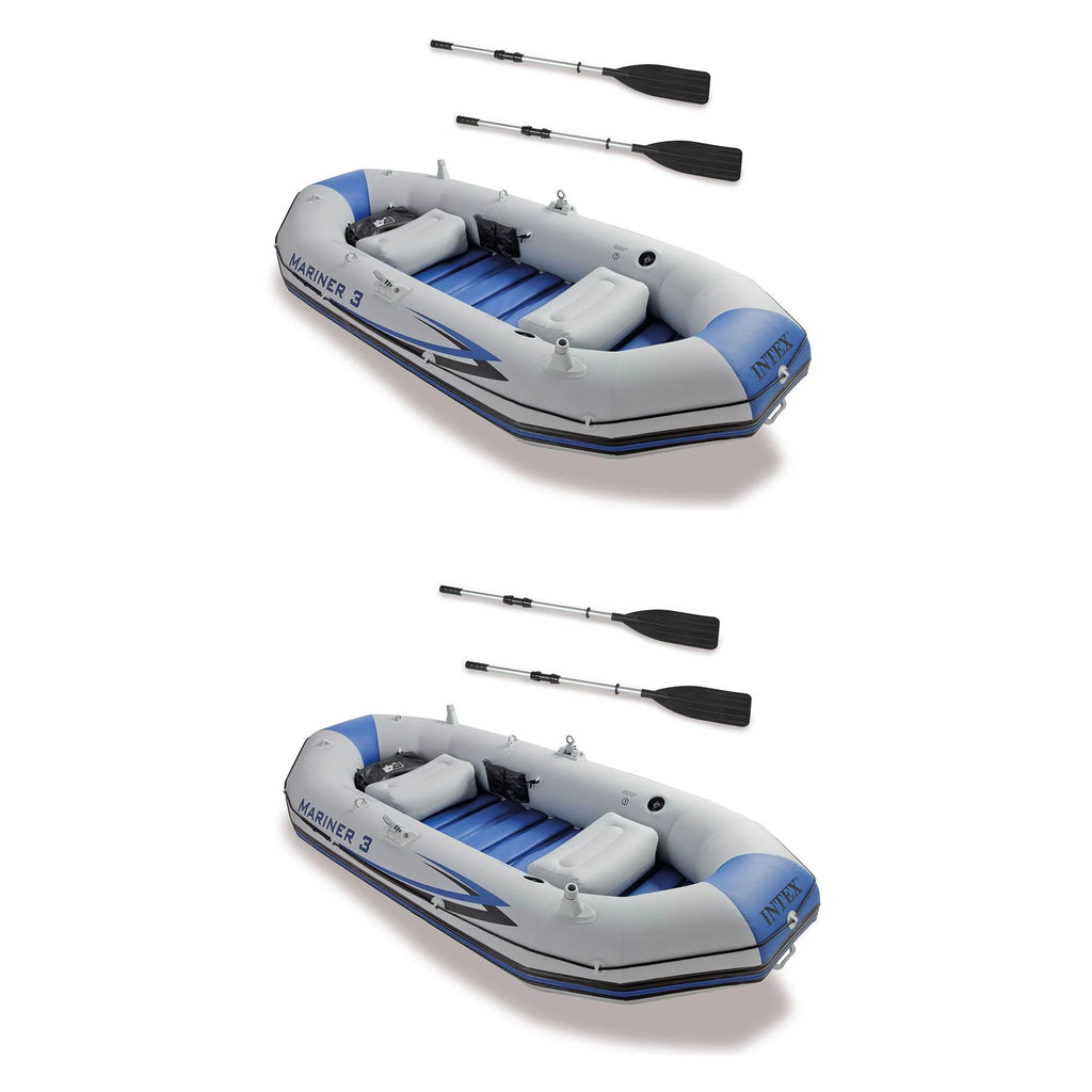 3-Person Inflatable Boat & Oars Set K49636