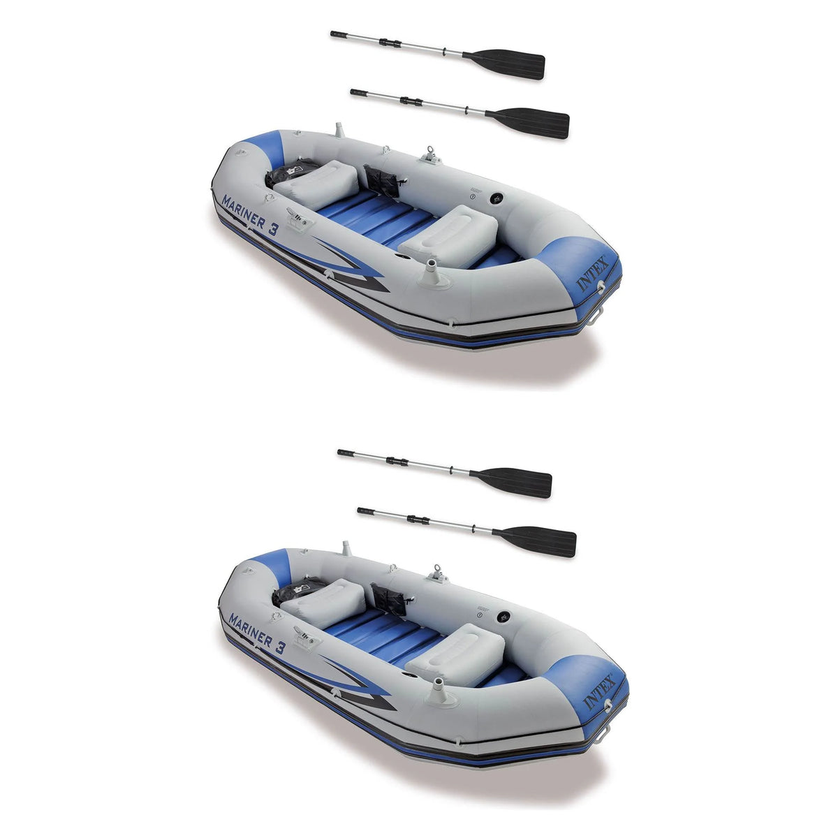 3-Person Inflatable Boat & Oars Set K49636