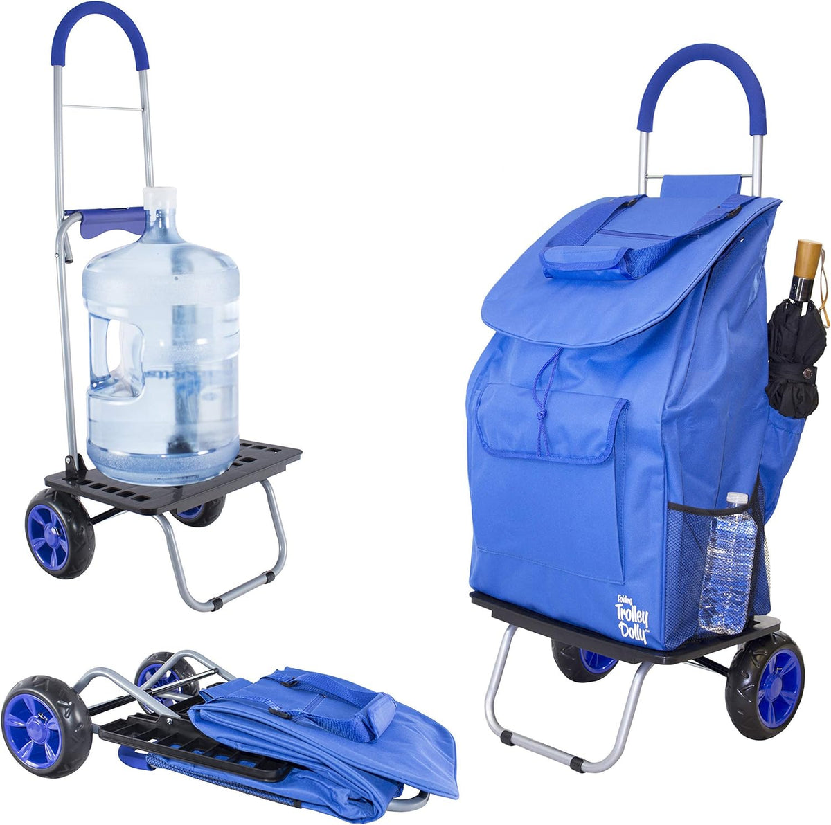 Brown Foldable Shopping Cart M58843