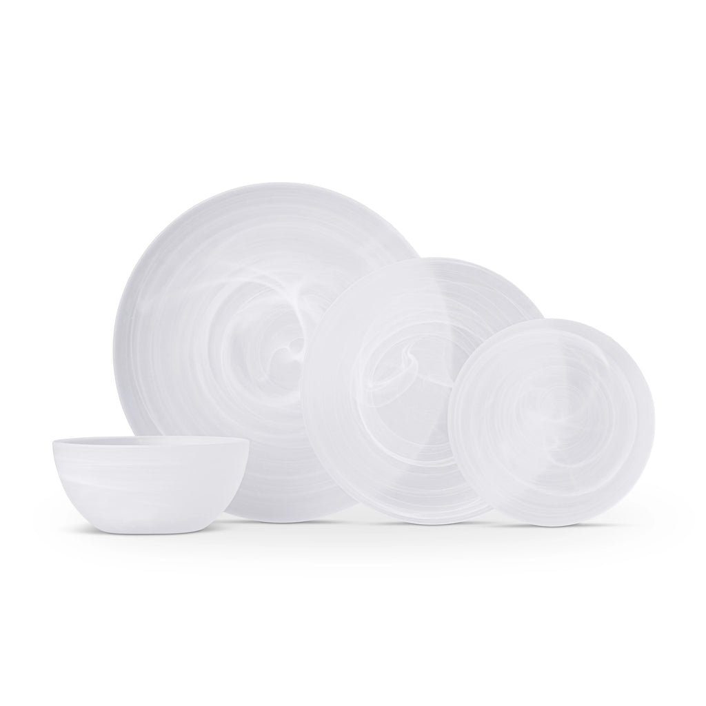 Amethyst Glass Dinnerware 4 Piece U4381
