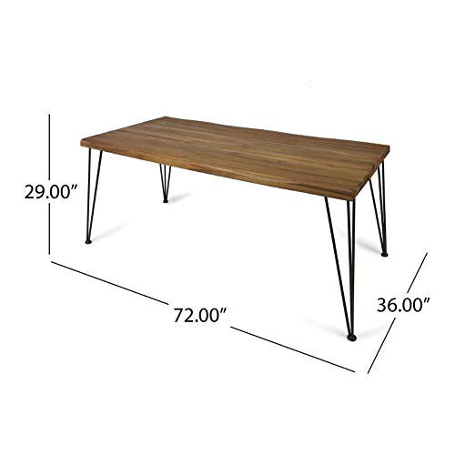 Acacia Wood Rectangular Patio Dining Table F628086