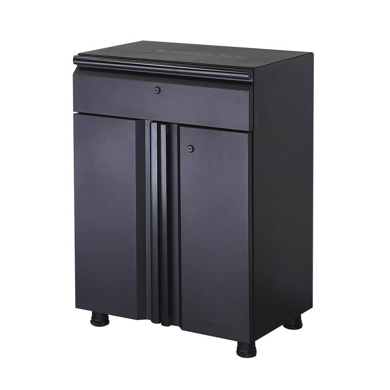10-Piece Welded Steel Garage Storage System in Black Q562