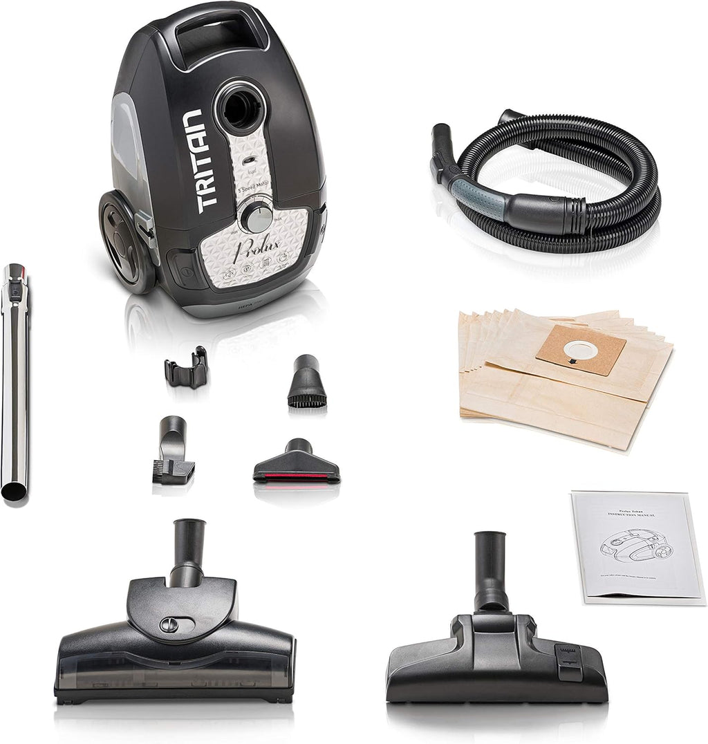 Bagged Canister Vacuum Cleaner with HEPA Filtration S50116