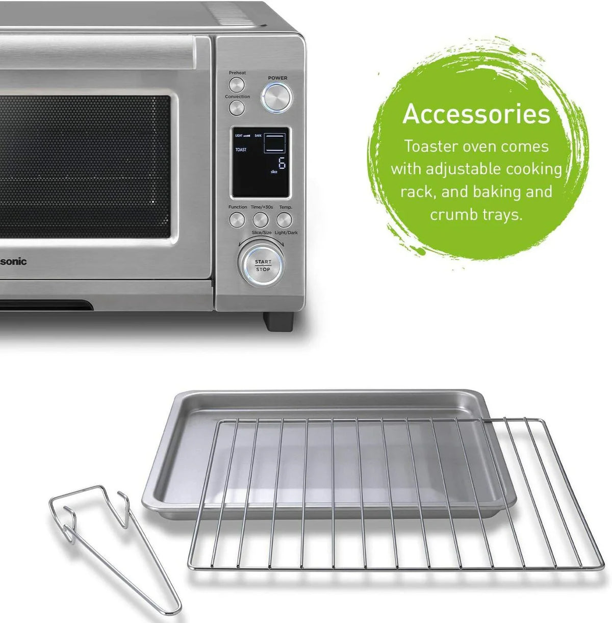 0.9 cu.ft. Convection Toaster Oven with Infrared and Metal Heater W2138