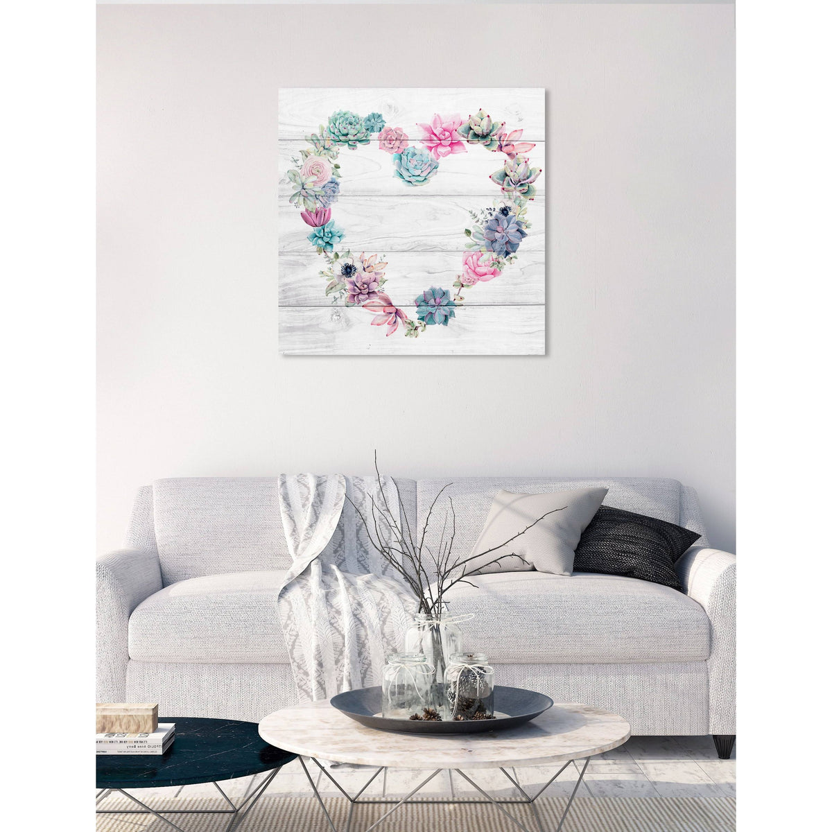 Pink Botanical Canvas A253