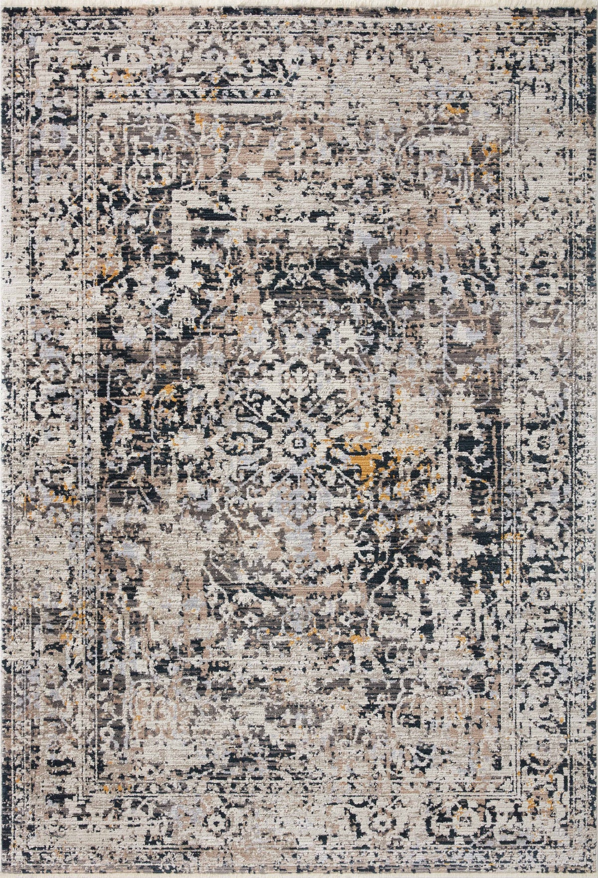 Charcoal Taupe 6'7 x 9'6 Rug X118
