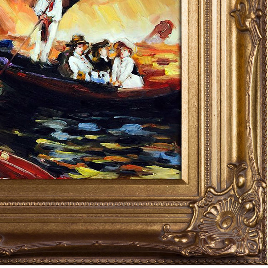 Hand Painted Framed Oil Reproduction on Canvas V63886