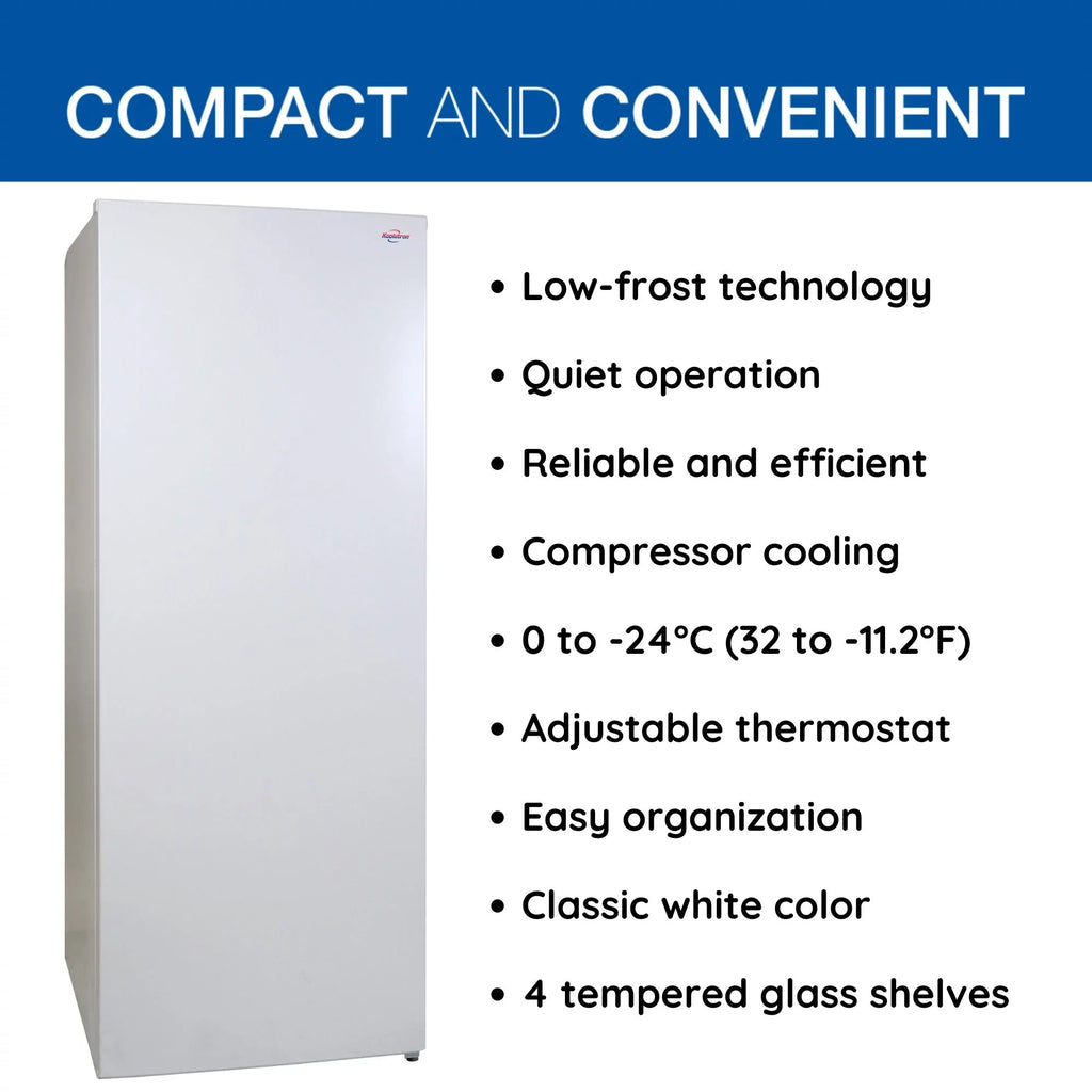 White 7.0 cu ft Upright Freezer C56764