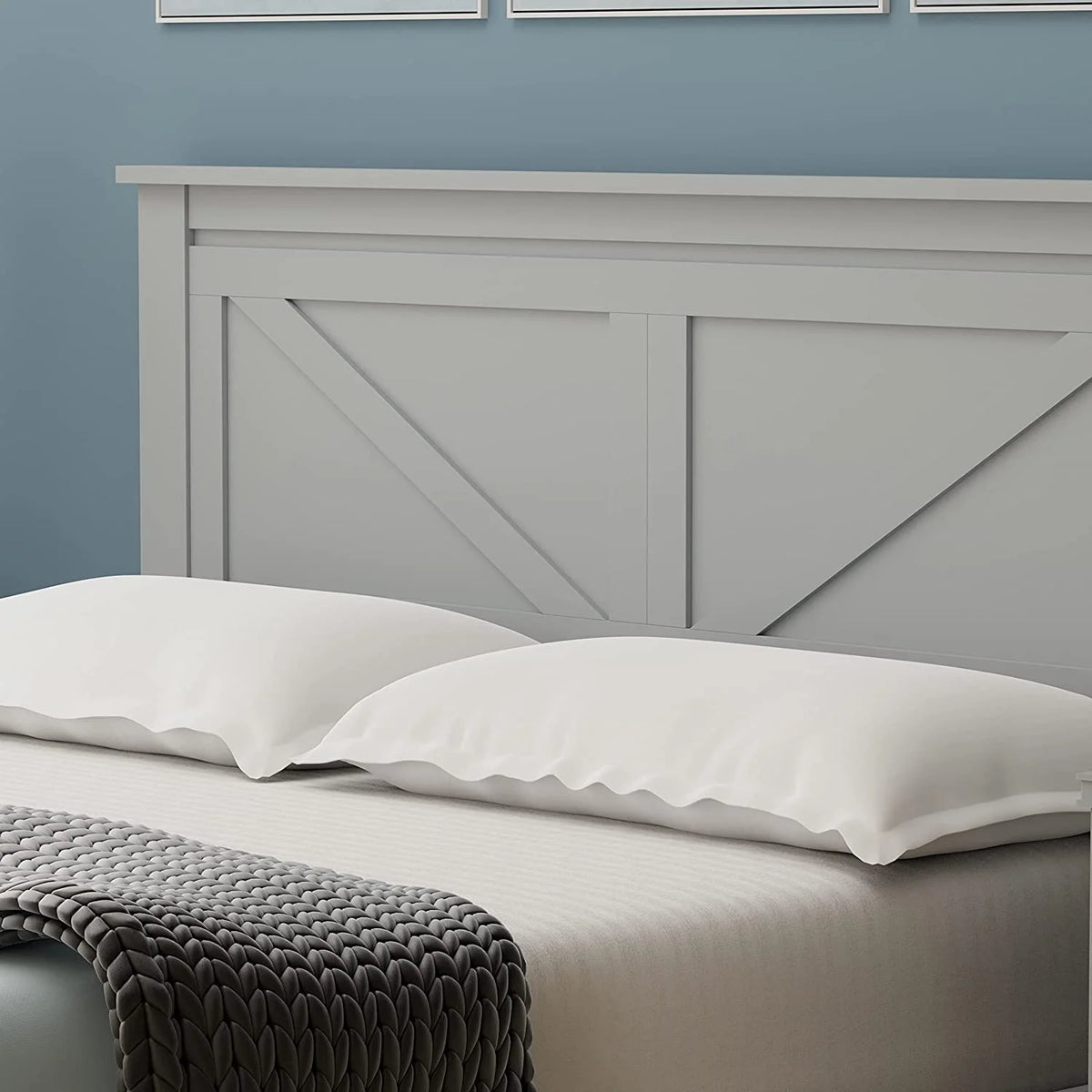 Queen Solid Wood Platform Bed S100274
