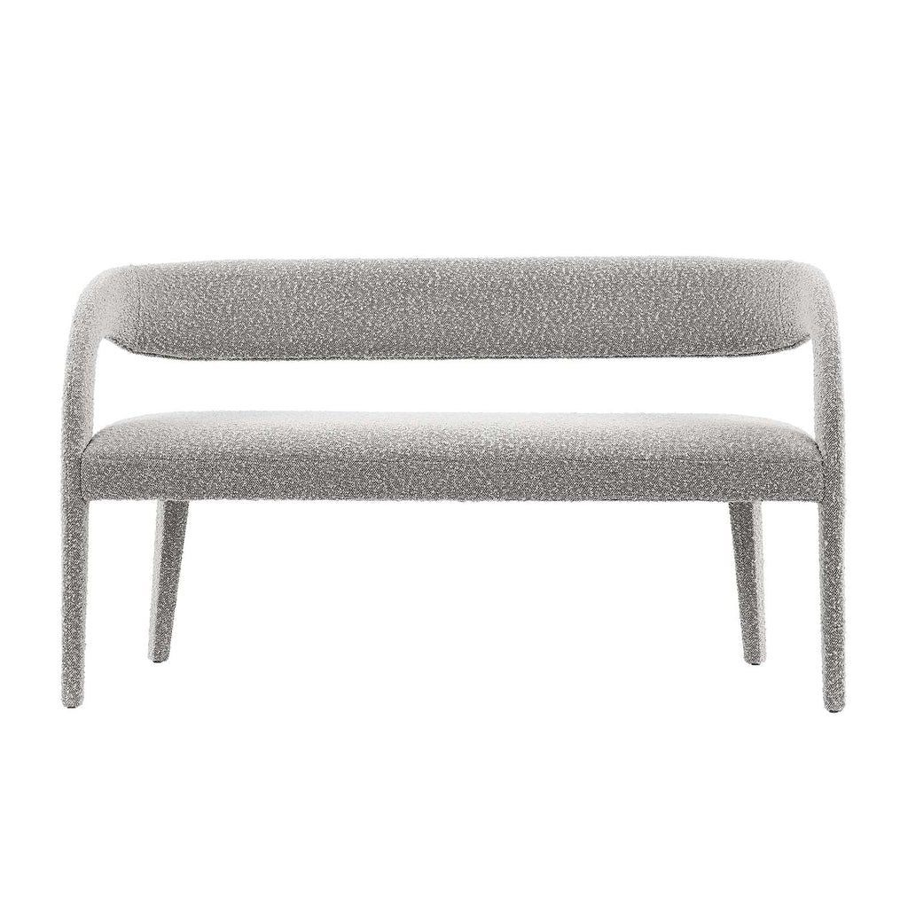 Boucle Fabric Accent Bench Q8505