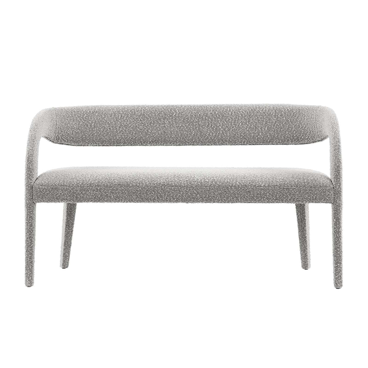 Boucle Fabric Accent Bench Q8505