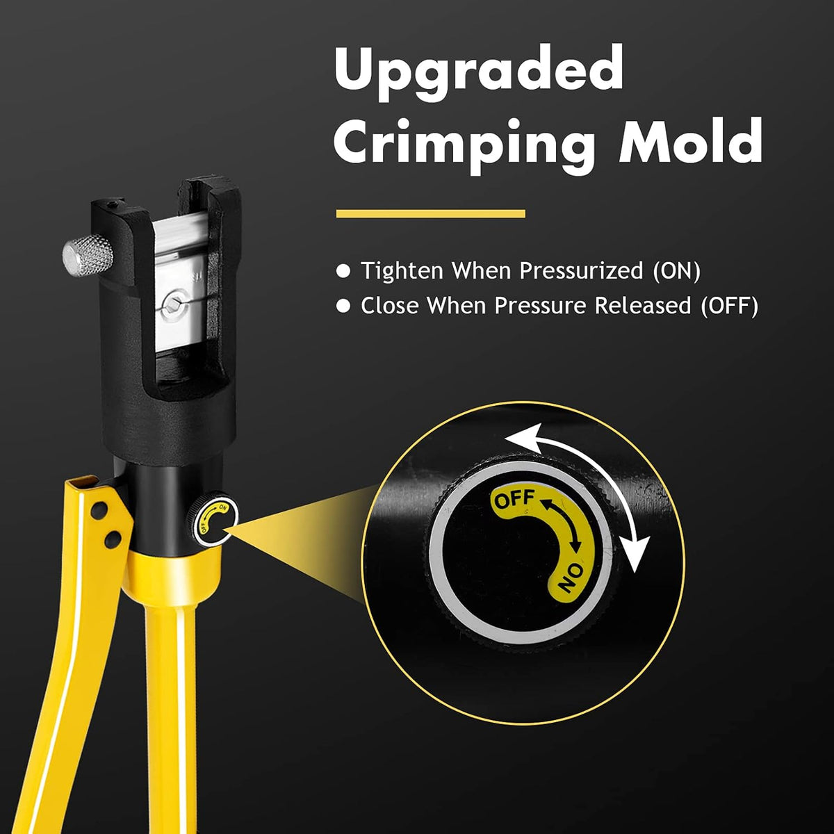 16 Ton Hydraulic Wire Crimping Tool Set with 11 Dies V788