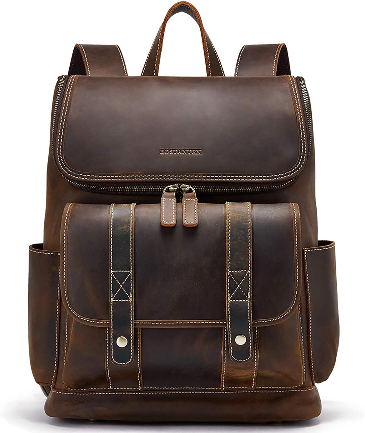 Leather 15.6 inch Laptop Backpack M28023