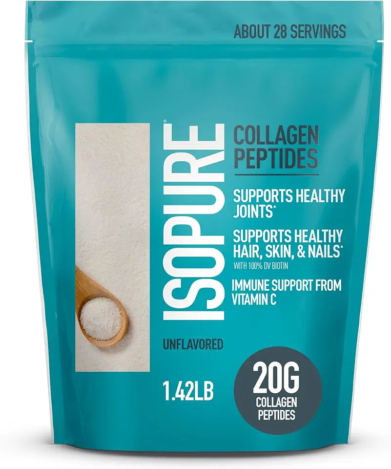 Unflavored Collagen Peptides Powder 1.42 Lb 28 Servings H24201
