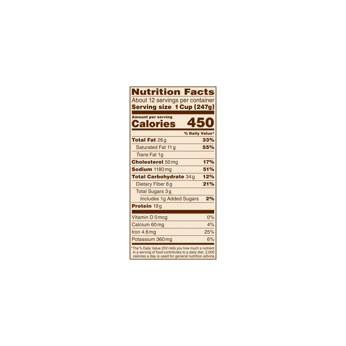 Beef Chili Canned Beans with Meat 6 lb 11 oz Pack of 18 A2912