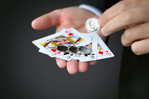 Magic Tricks Set with Magic Cards and Coins R3441