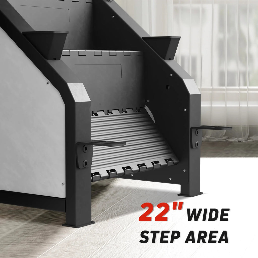 Stair Stepper with LED Screen, 12 Workout Programs, 441LBS Step Machine P839