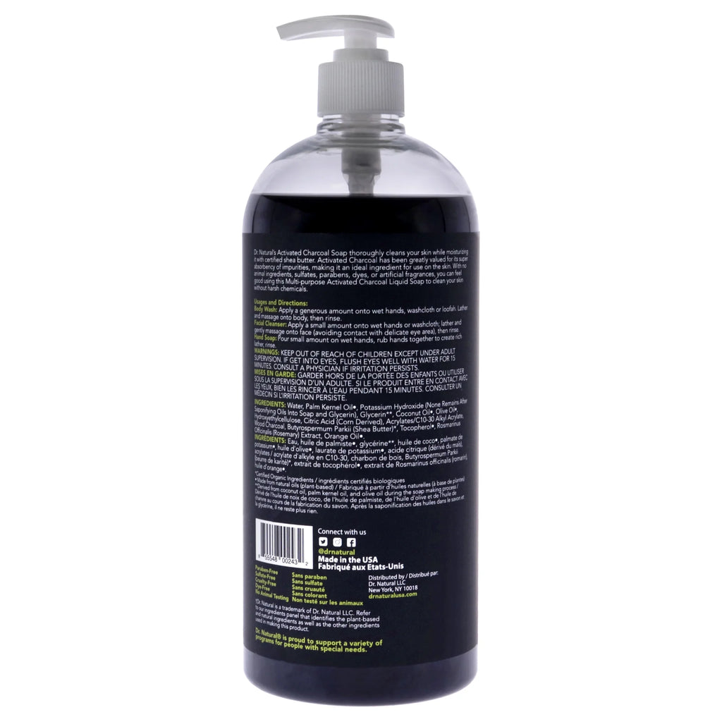 Charcoal Liquid Soap 32 oz K7822